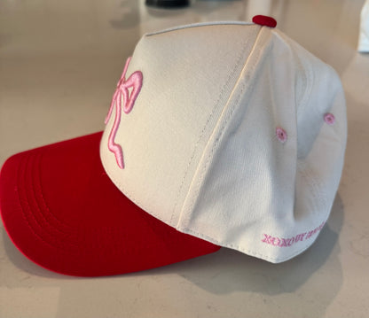 Pink Bow Cap