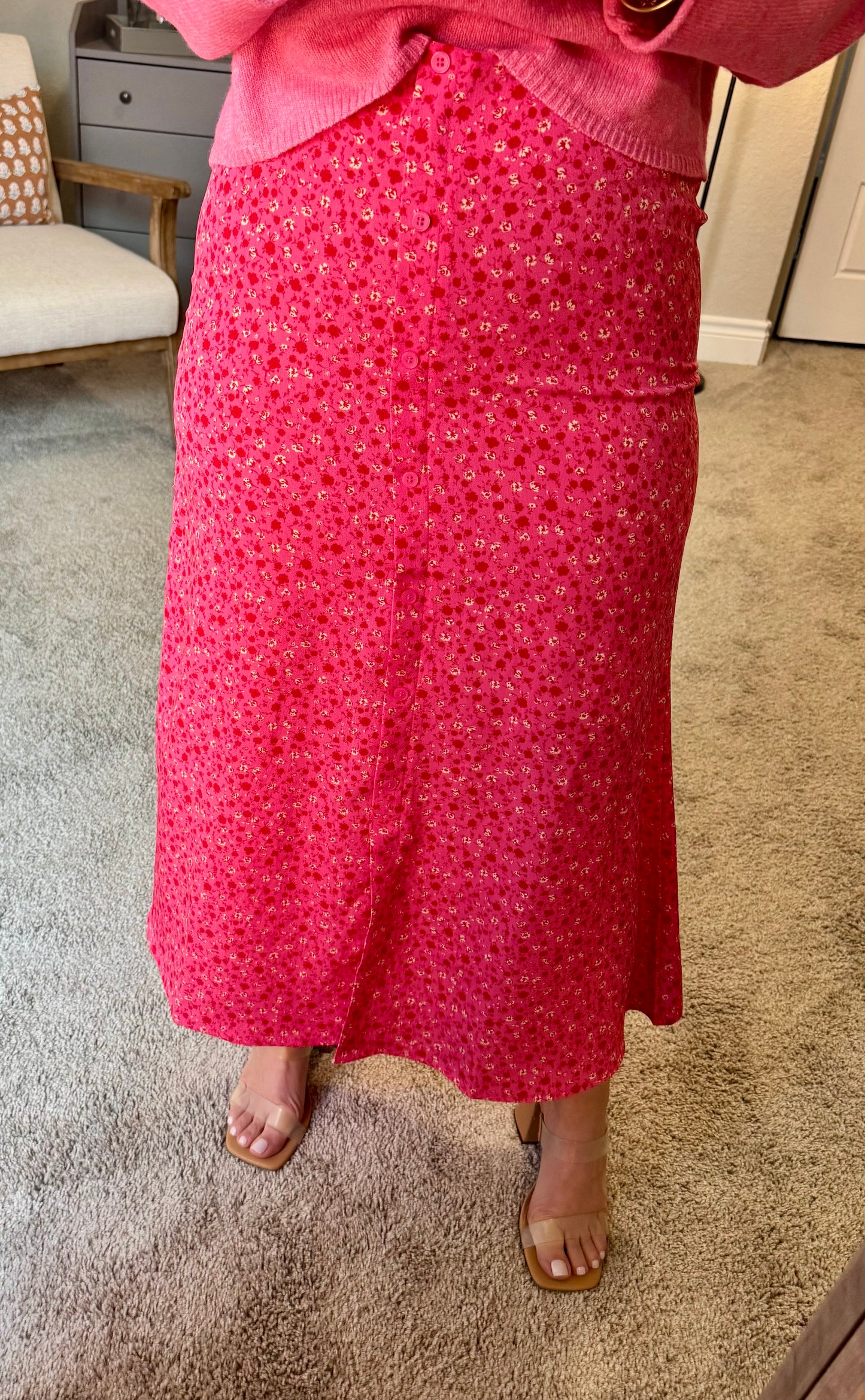 Betsy Floral Skirt/FINAL SALE