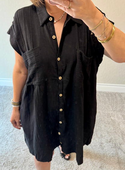 Meadow Double Gauze Tunic Dress/FINAL SALE