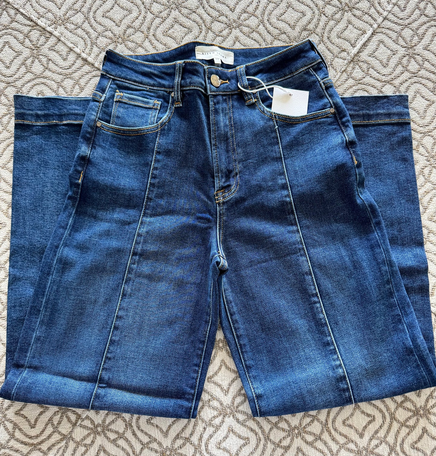 Kasey High Rise Crop Wide Jeans