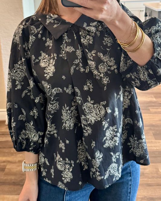 Ivy Floral Blouse