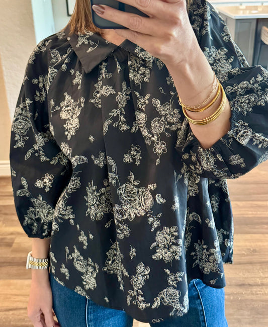 Ivy Floral Blouse