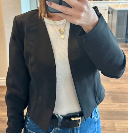Atlas Collarless Blazer