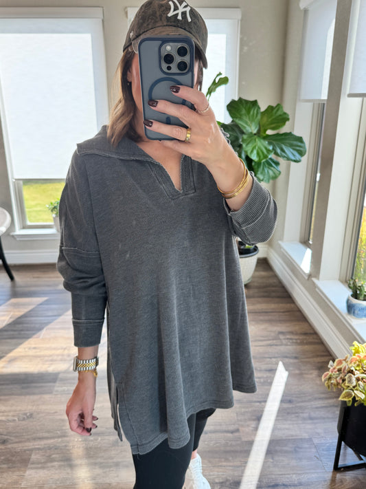 Cozy Drift Waffle Knit Long Sleeve