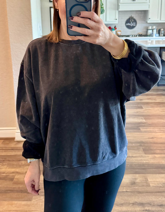 Cozy Relaxed Crew Neck Sweatshirt