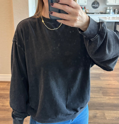 Cozy Relaxed Crew Neck Sweatshirt