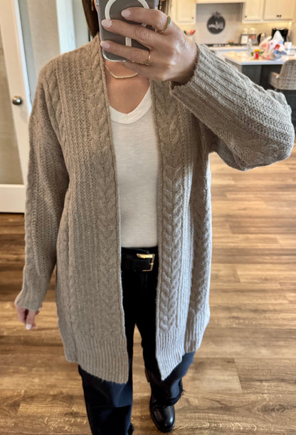 Crochet Long Cardigan