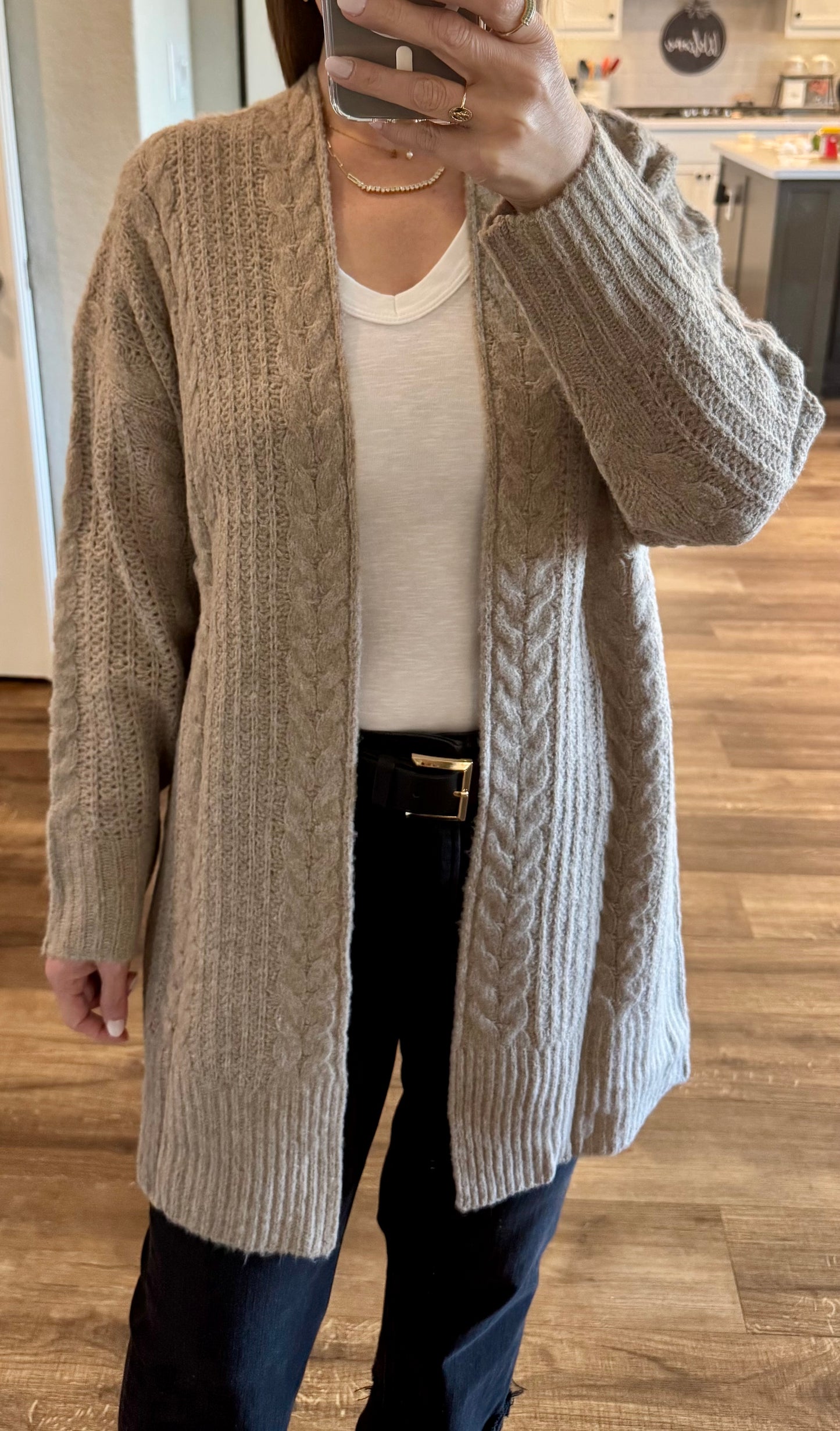 Crochet Long Cardigan