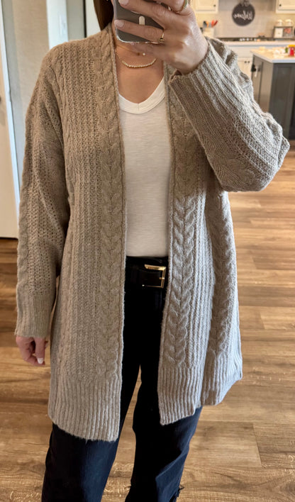Crochet Long Cardigan