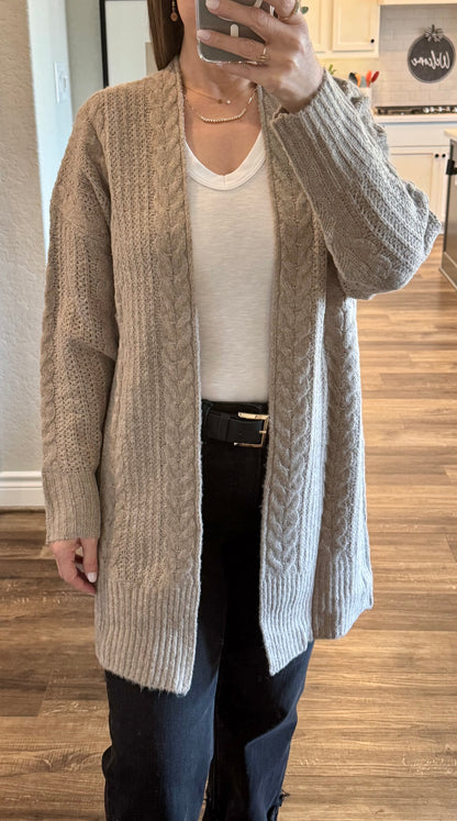 Crochet Long Cardigan