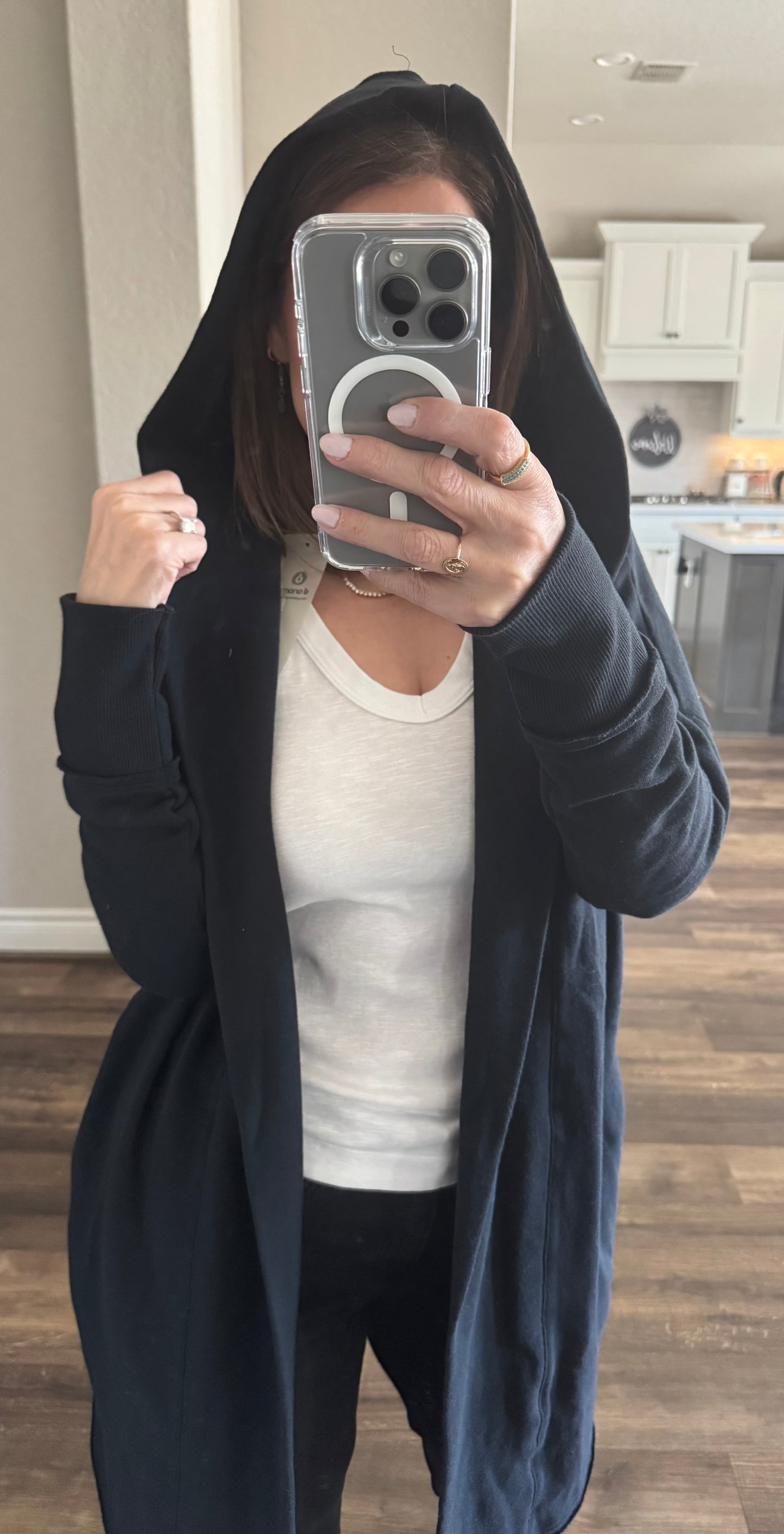 Aurora Open Front Hoodie Cardigan
