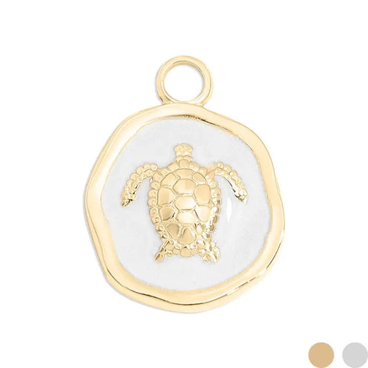 Gold Sea Turtle Charm