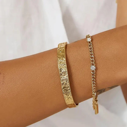 Cyrus CZ Chain Bracelet