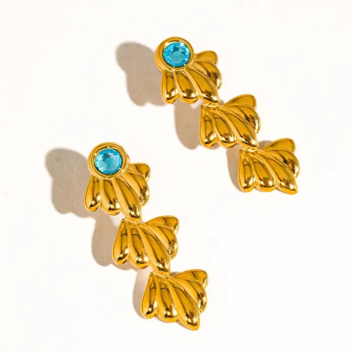 Clay Shell Drop Earring