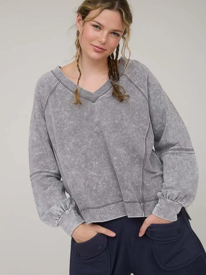 Weekend Wash Long Sleeve Knit Top