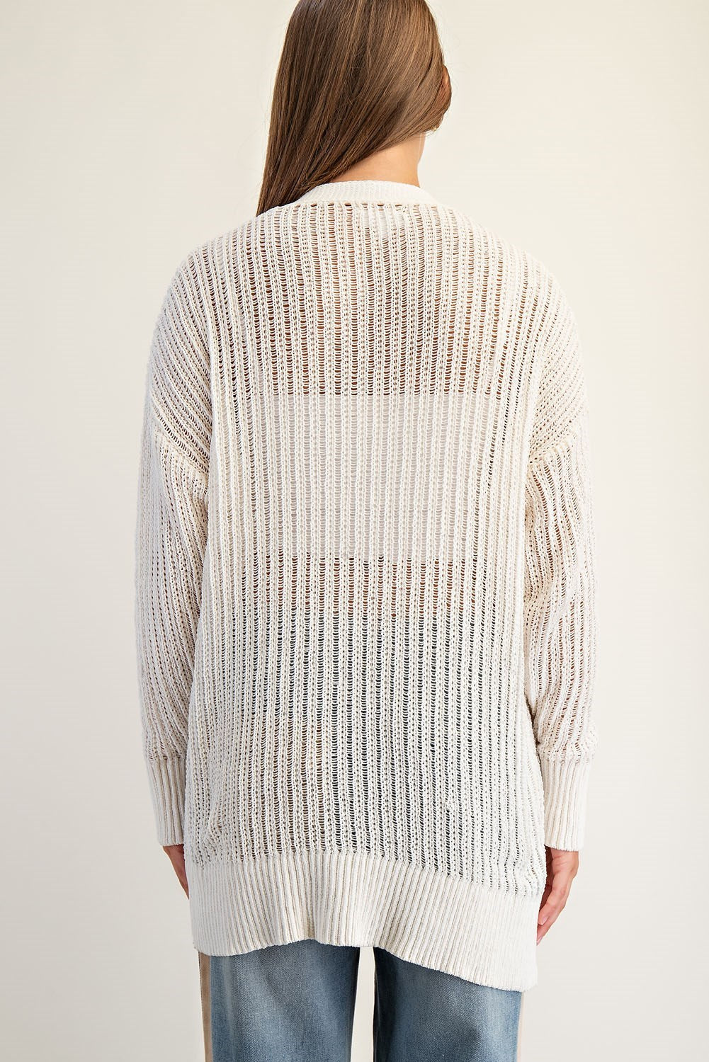 Haven Longline Open Knit Cardigan