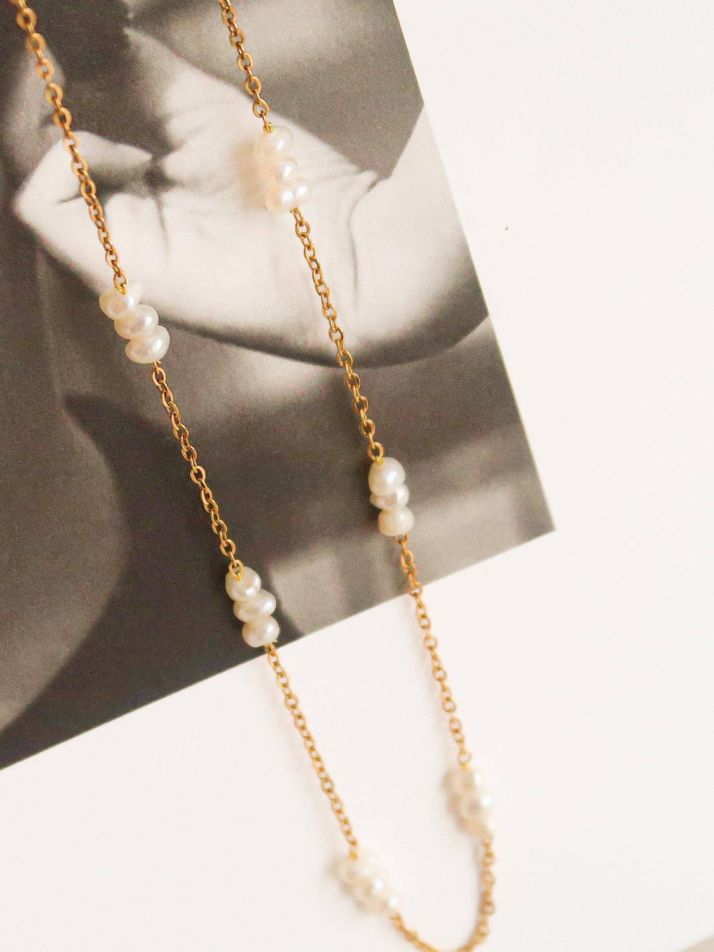 Lauren 18K Non-Tarnish Petite Pearl Chokers