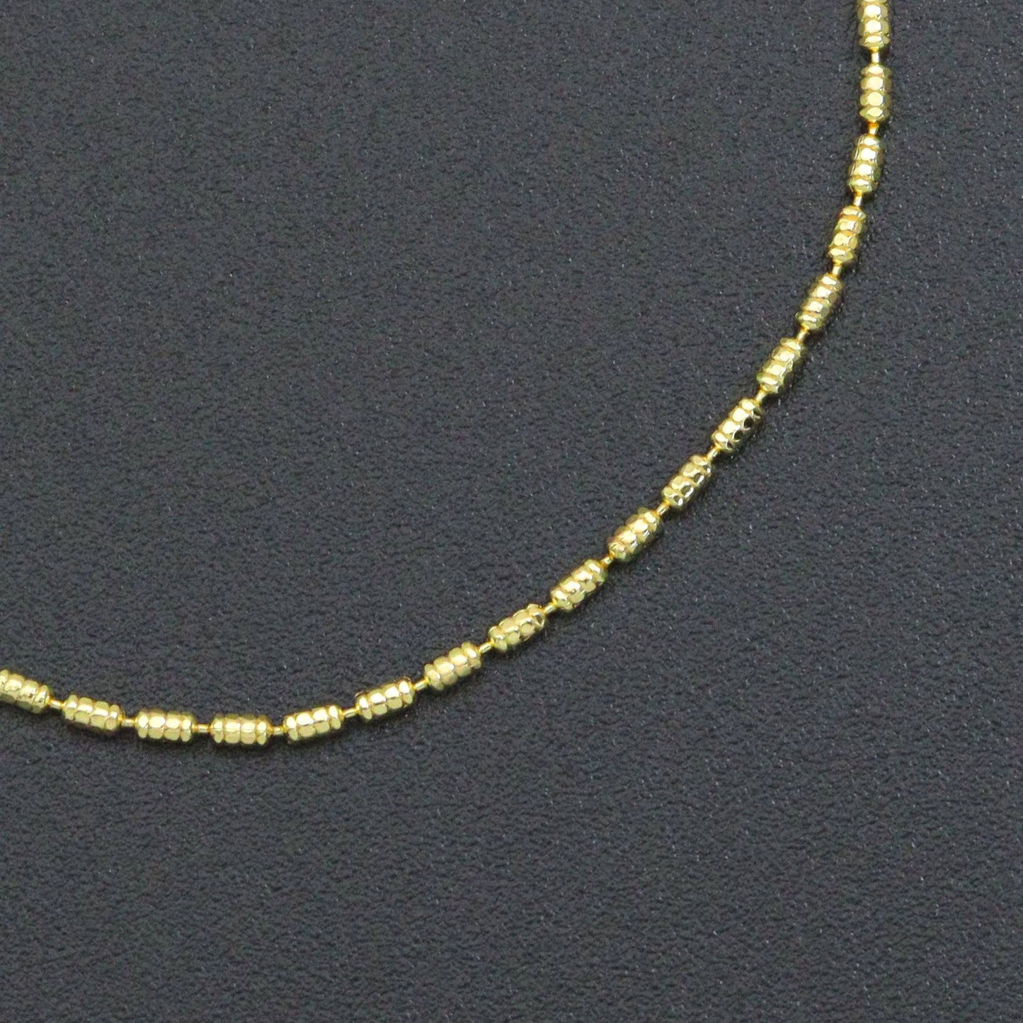 Gold Dainty Bar Link Chain Adjustable Necklace