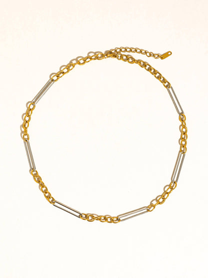 Norra 18K Gold Non-Tarnish Mixed Chain Necklace