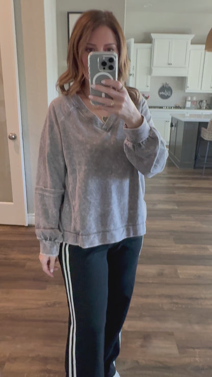 Weekend Wash Long Sleeve Knit Top