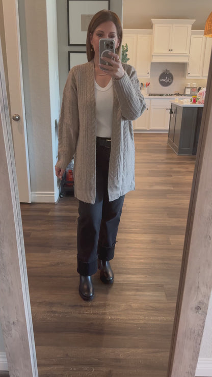 Crochet Long Cardigan