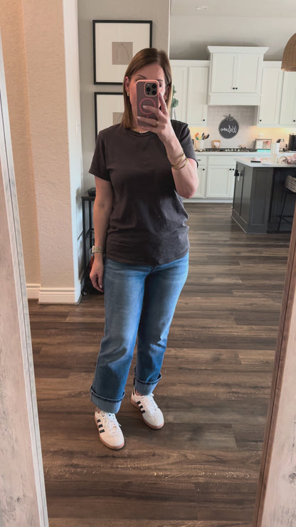 Bare Tee/Charcoal