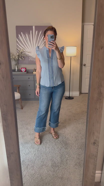 Eliza Crinkle Blouse